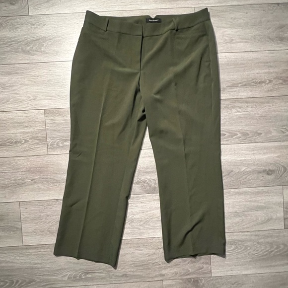 Ashley Stewart Forest Green Pants - Picture 1 of 4